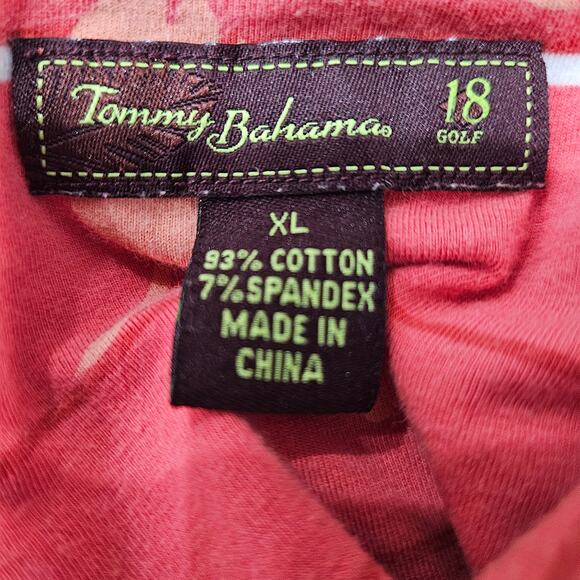 Women's Tommy Bahama Top 18  Golf with Cap Sleeves  Size XL - Picture 2 of 9